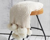 Beige Chenille Bedspread Soft Sofa Blanket Skin Friendly Knit Blanket Multifunctional Chenille Blanket Bed Cover Throw Blanket Home Decoration