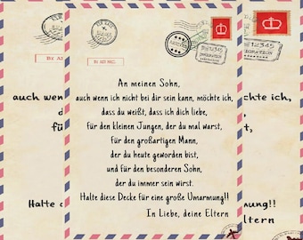 Hochzeitsgeschenk Fur Sohn Etsy