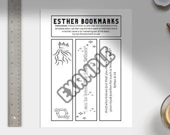 Queen Esther Sunday School Lesson Plan for Kids | Bible Story Activity & Craft | Printable PDF