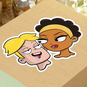 Final Space Sticker: Gary and Quinn Love Funny Kiss-Cut Vinyl Decals