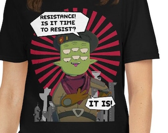 Final Space Tribore Menendez Resistance Inspired Short-Sleeve Unisex T-Shirt
