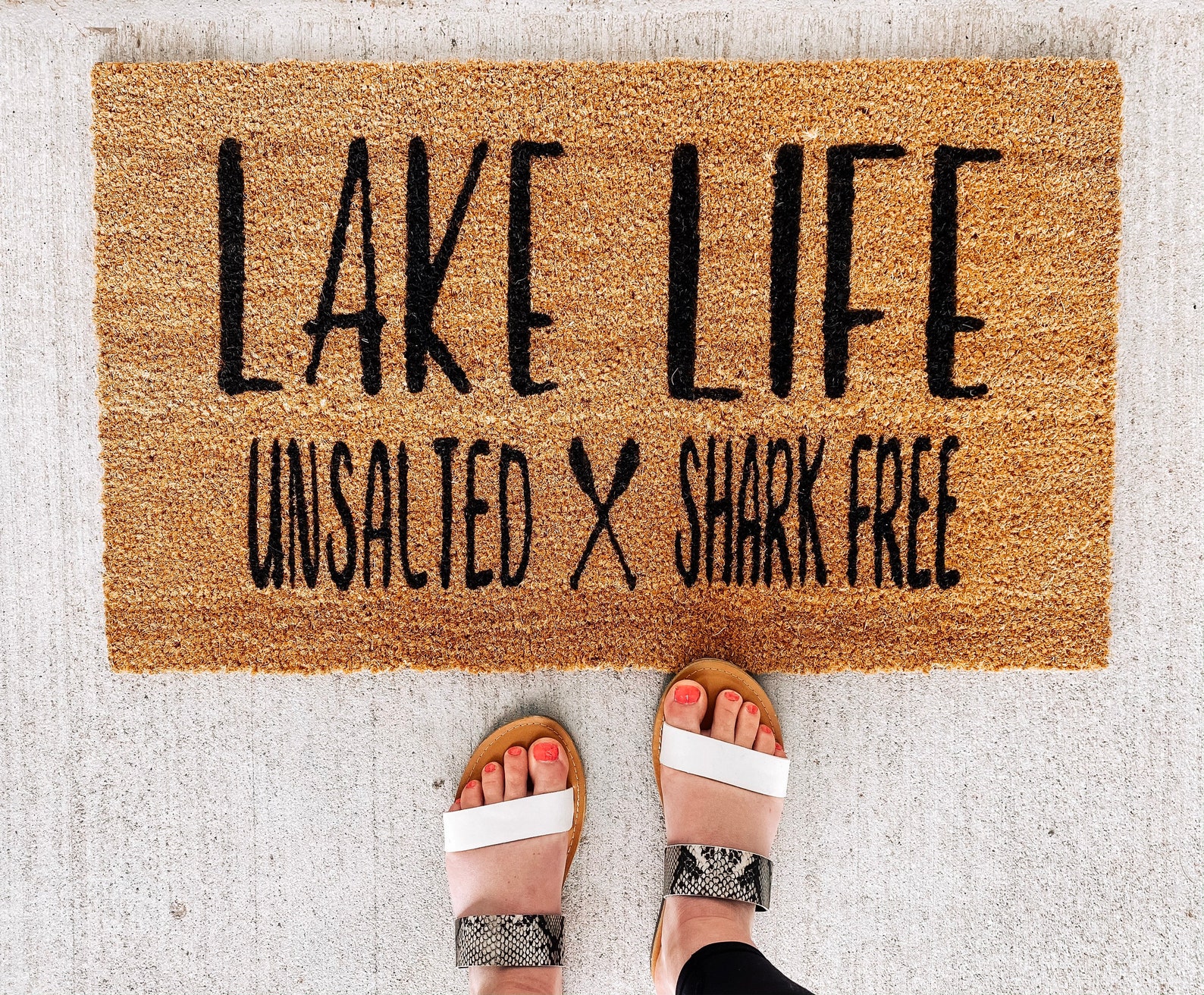 Lake Life Doormat Summer Doormat Lake Doormat Nautical Etsy