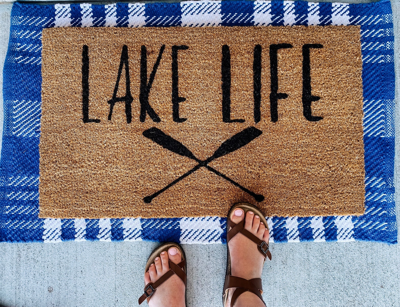 Lake Life Doormat Summertime Doormat Summer Doormat Etsy Canada