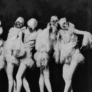 Ziegfeld Follies Dance Macabre 1920s Vintage Photo. Home Decor Print 8&quot; by 10&quot;