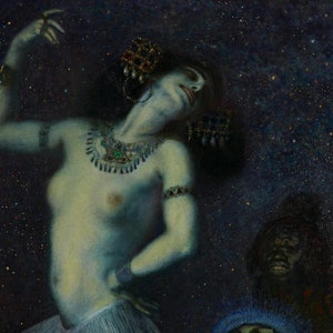 Salome, Franz Von Stuck 1906. Vintage Art Poster