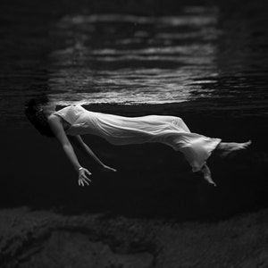 Weeki Wachee spring, Florida by Toni Frissell, Vintage Photo Home Decor Poster