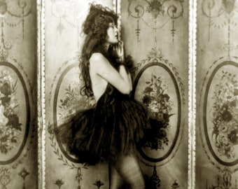 Dolores Costello Ziegfeld Follies Girl, vintage Photo Home Decor Print