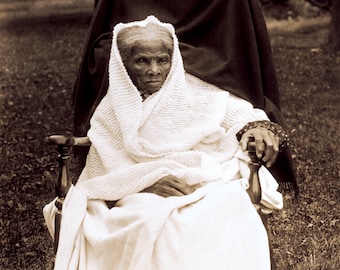 Harriet Tubman American abolitionist vintage Photo, Home Decor Print 8 » par 10 »