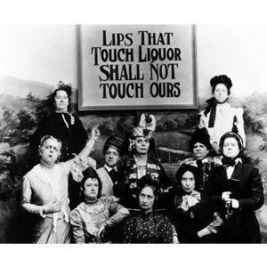 Vintage Verbotsfoto, The Kansas Saloon Smashers 1901. Home Decor Print 20 von 10&quot;