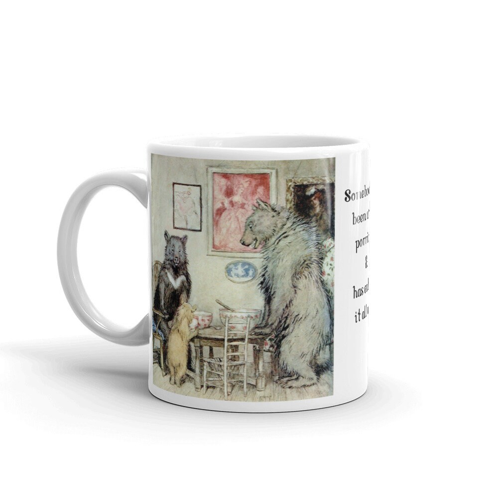 Goldilocks and the Three Bears Mug, Illustrated by Arthur Rackham ...