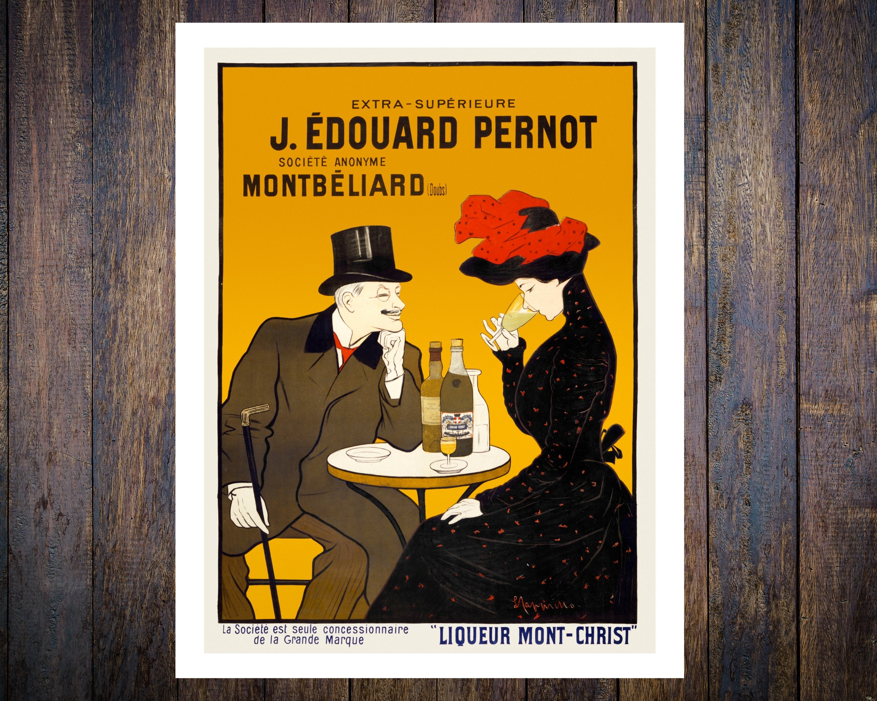 Absinthe J. Edouard Pernot 1903 Poster by Leonetto Cappiello