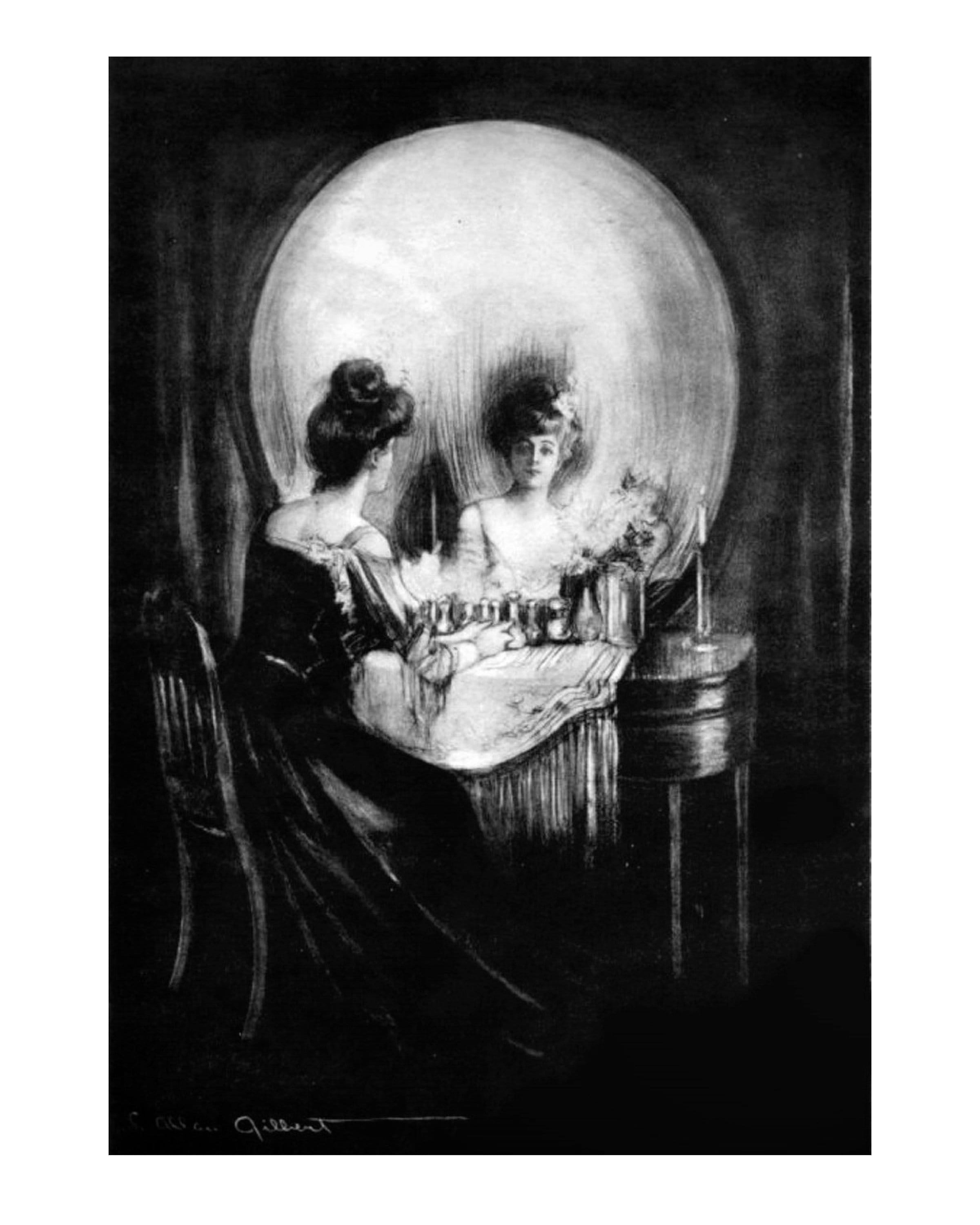 All is Vanity by Charles Allan Gilbert. Wall Decor Art Print Etsy