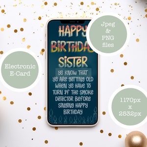 Happy birthday sister
