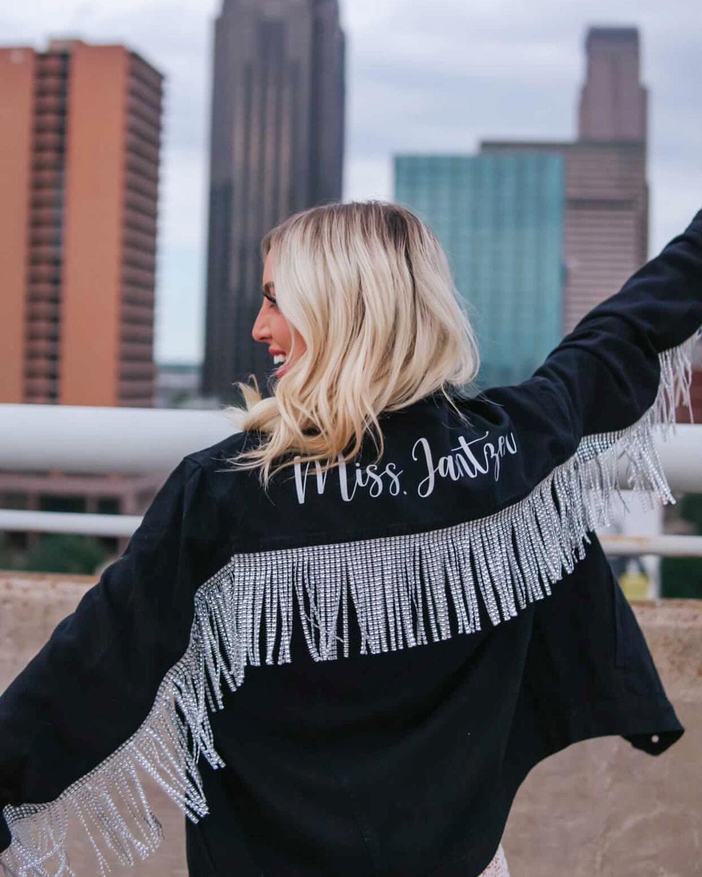 Rhinestone Fringe Jacket – heirloombridalcompany