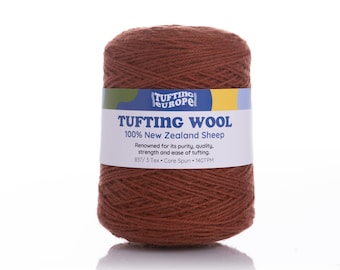 Dark Salmon | 500g | Wool | On Cone for Tufting