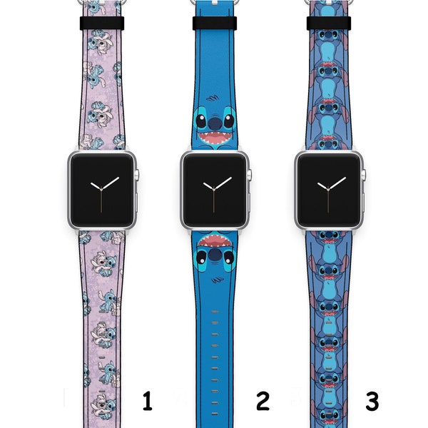 Lilo And Stitch Apple Watch Band 42 mm Series 6 Disney iWatch Band 38 mm Series 8 iWatch Strap 41mm Series 7 iWatch SE Band Apple Watch 44