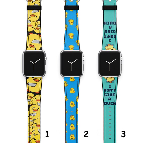 Duck Iwatch Band 38 Mm Series 8 Cute Ducks Apple Watch Band 42 Mm Iwatch Ultra Iwatch Strap 41mm Series 7 Iwatch SE Band Apple Watch 45mm Etsy Canada