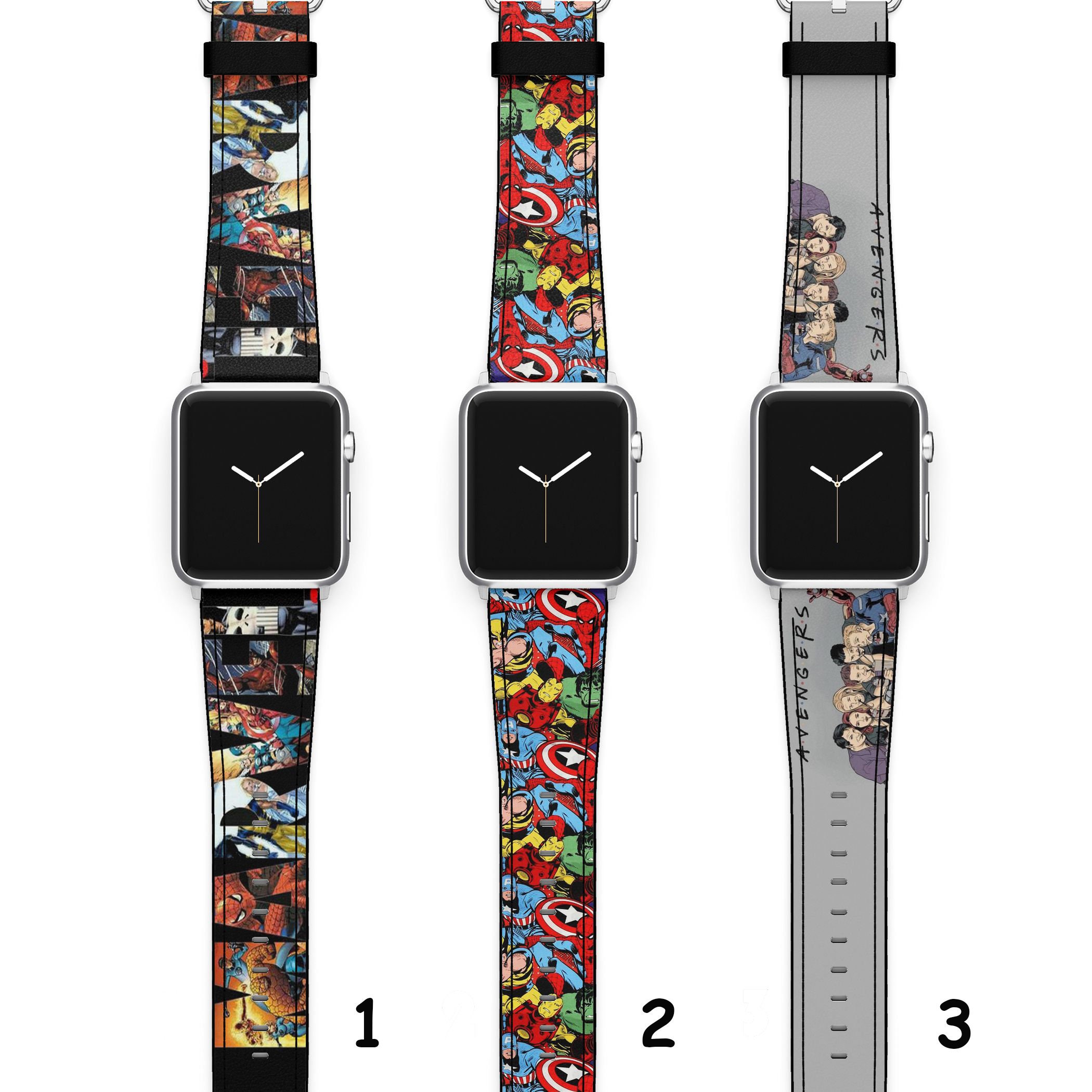 Apple watch marvel bands hotsell