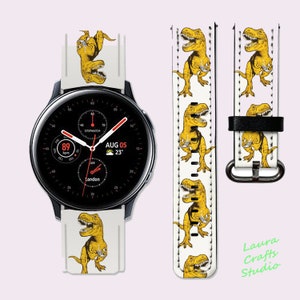 Dinosauria Samsung Galaxy Watch4 Band Dinosaurs Galaxy Active 2 Band 40 mm Galaxy Watch 5 Pro Band Sport Band Galaxy Watch 42mm Gear Sport