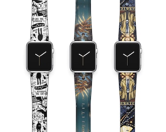 Supernatural Apple Watch Band 42 mm iWatch Ultra Hunters iWatch Band 38 mm Series 8 iWatch Strap 41mm Series 7 iWatch SE Band Apple Watch 44