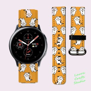 Cute Cats Samsung Galaxy Watch4 Band Watch 5 Band Galaxy Active 2 Band 40 mm Galaxy Watch 5 Pro Band Sport Band Galaxy Watch 42mm Gear Sport