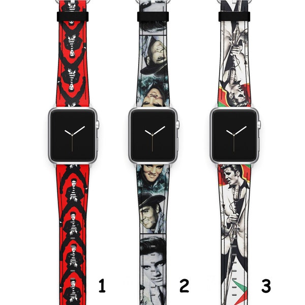 Elvis Presley iWatch Band 38 mm Series 8 The King Apple Watch Band 42 mm Series 6 iWatch Strap 41mm Series 7 iWatch SE Band Apple Watch 45mm