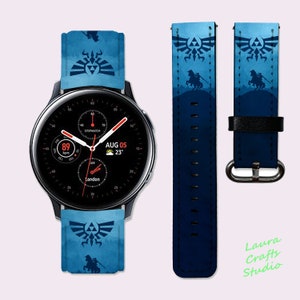 Legend Of Zelda Samsung Galaxy Watch4 Anime Galaxy Watch 5 Band Sport Band Galaxy Active 2 Band 40 mm Gear Sport Wristband Galaxy Watch 42mm
