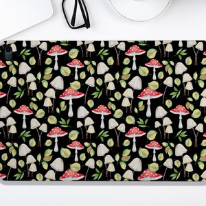 iPad Case With Pencil Holder Mushrooms iPad Mini 6 Case iPad Pro 10.2 In Case iPad Air 4 Case iPad Pro 11 Inch Case iPad Pro 12.9" 2021 Case