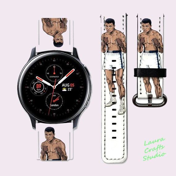 Boxing Samsung Galaxy Watch4 Band Muhammad Ali Galaxy Active 2 Band 40 mm Galaxy Watch 5 Pro Band Sport Band Galaxy Watch 42mm Gear Sport