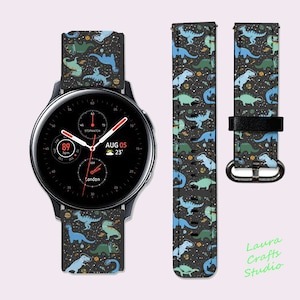 Dinosauria Samsung Galaxy Watch4 Band Dinosaurs Galaxy Active 2 Band 40 mm Galaxy Watch 5 Pro Band Sport Band Galaxy Watch 42mm Gear Sport