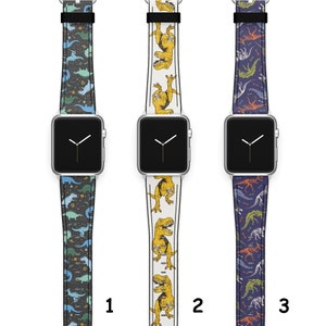Dinosauria iWatch Band 38 mm Series 8 Dinosaurs Apple Watch Band 42 mm Series 6 iWatch Strap 41mm Series 7 iWatch SE Band Apple Watch 45mm