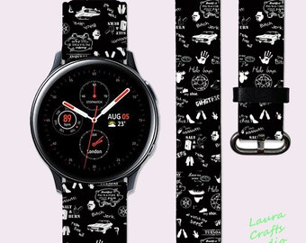 Supernatural Galaxy Galaxy Watch4 Watch 5 Sport Band Gear Sport Wristband Samsung Watch 5 Band Galaxy Active 2 Band 40 mm Galaxy Watch 42mm