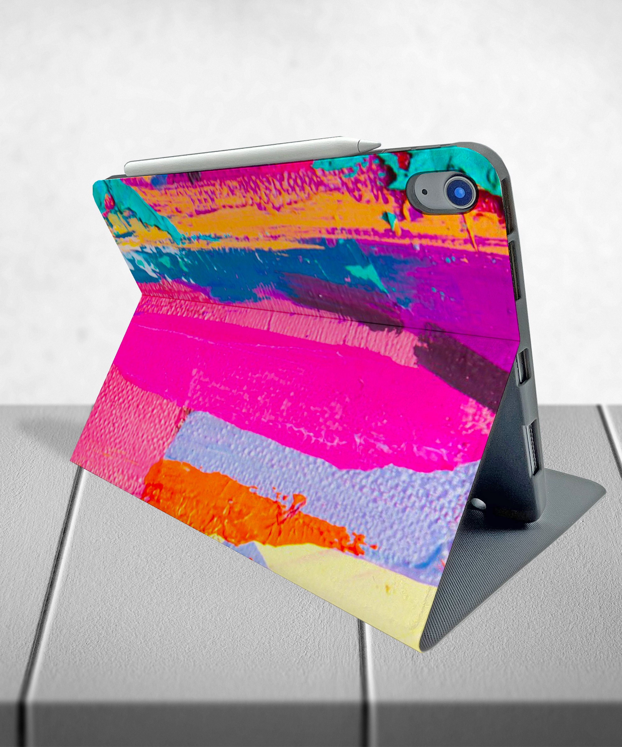 Ipad Case With Pencil Holder Colorful Ipad Mini 6 Case Ipad Etsy