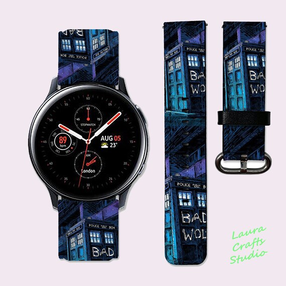 Doctor Who Samsung Galaxy Watch4 Band Galaxy Active 2 Band 40 Mm