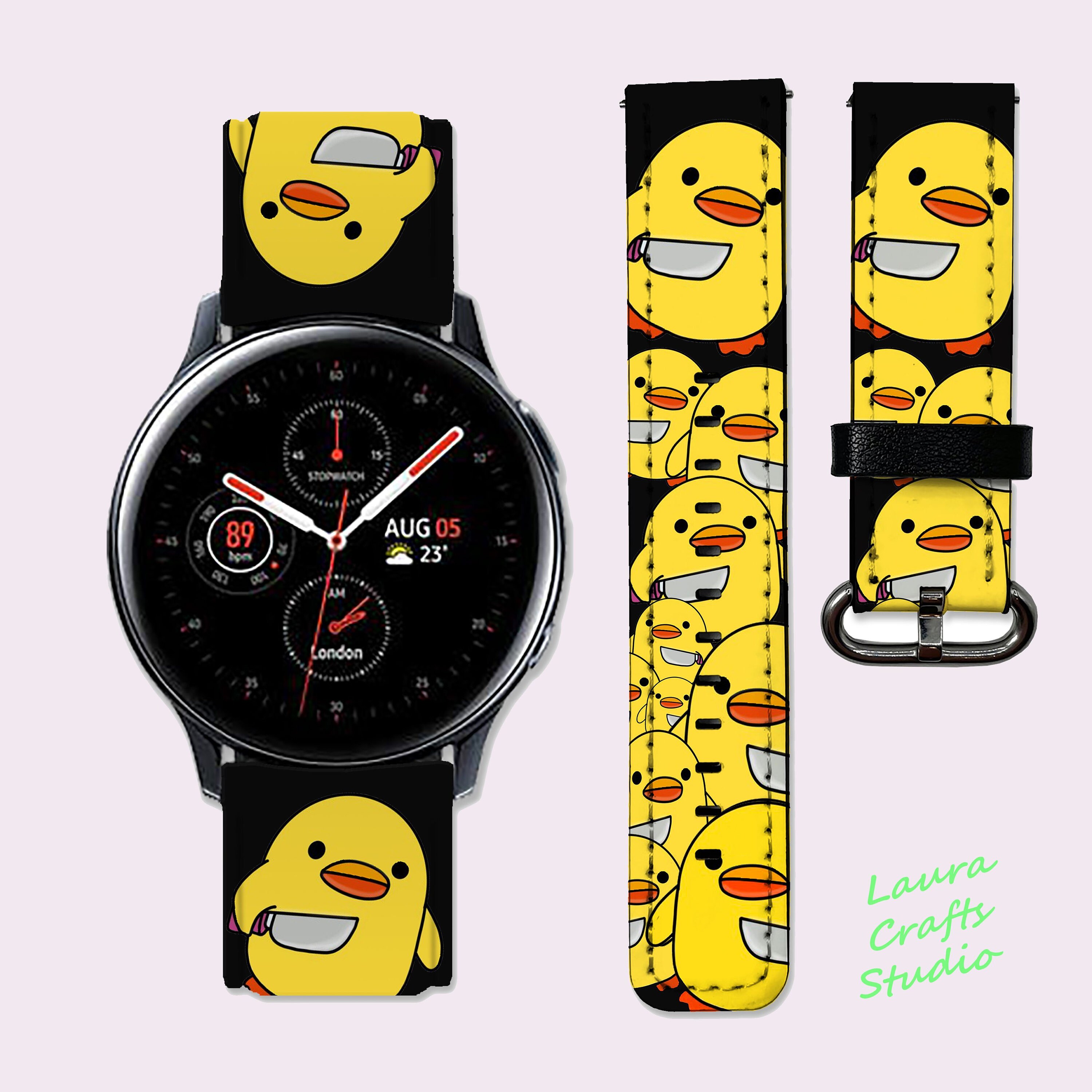 Ducks Galaxy Watch4 Band 40 mm Galaxy Watch 5 Pro Band Cute Ducs Samsung Watch 5 Band Sport Band Galaxy Watch 42mm Gear Sport Wristband