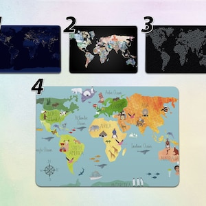 World Map MacBook Air Case Macbook Air M2 Case Macbook Case Macbook Air Sleeve Macbook Pro 13 Inch Case Macbook Pro Case Macbook Sleeve