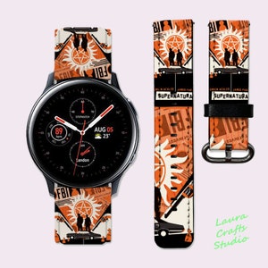 Supernatural Galaxy Watch4 Band Gear Sport Wristband Samsung Watch 5 Band Galaxy Active 2 Band 40 mm Galaxy Watch 5 Band Galaxy Watch 42mm