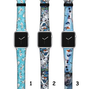 Frozen iWatch Band 38 mm Series 8 Disney Apple Watch Band 42 mm iWatch Ultra iWatch Strap 41mm Series 7 iWatch SE Band Apple Watch 45mm