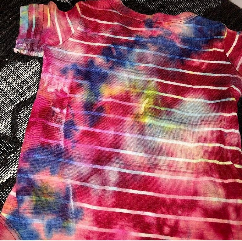 onesie Unisex striped dyed