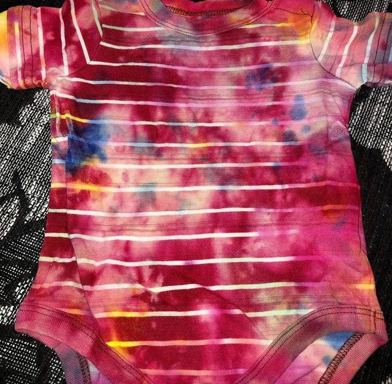 onesie Unisex striped dyed