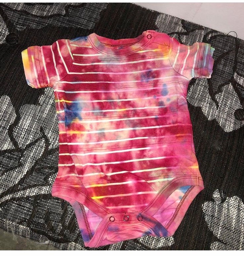 onesie Unisex striped dyed