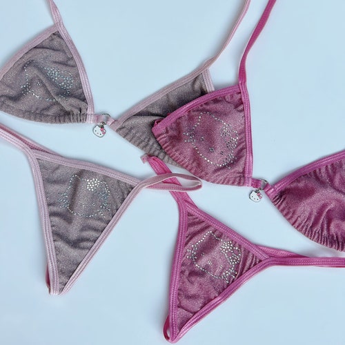 Pretty Pink Kitty Exoticwear Dancewear Set. - Etsy