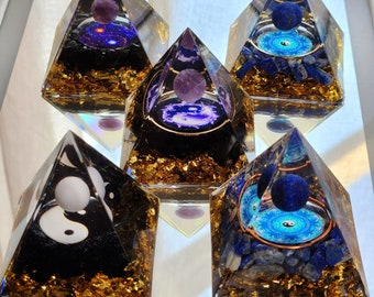 Healing Pyramid Meditation Pyramid Charging Powerful Energy Generator Healing 50mm / 2 inch sides
