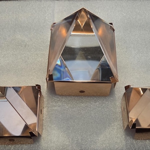 Crystal Pyramid Top for YOUR OWN GIZA Copper Meditation Pyramid 51.85 Degree Crystal Charging Powerful Energy Generator Healing