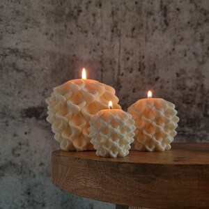 Flower Candle I Sculpture Candle I Mother's Day I Pillar Candle I Decorative Candle I Soy Wax I Trend I Eye-catcher I Home Decor I Handmade