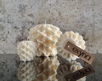 Flower Candle | Sculptural Candle | Autumn | Pillar Candle | Decorative Candle | Soy Wax | Trendy | Eye-catcher | Home Decor | Handmade