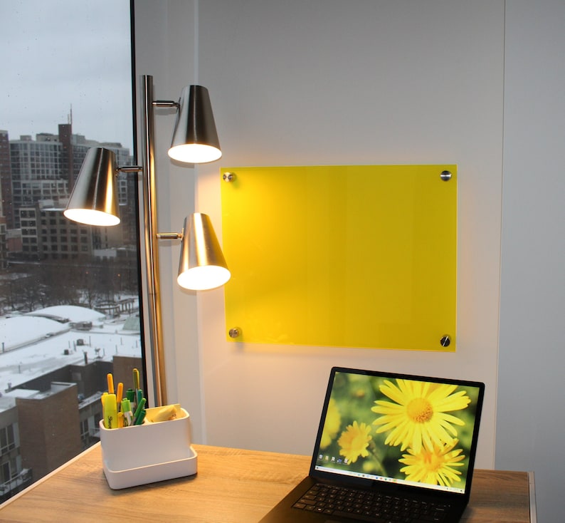 Blank Acrylic Dry Erase Board Vision Board Bulletin Board Etsy