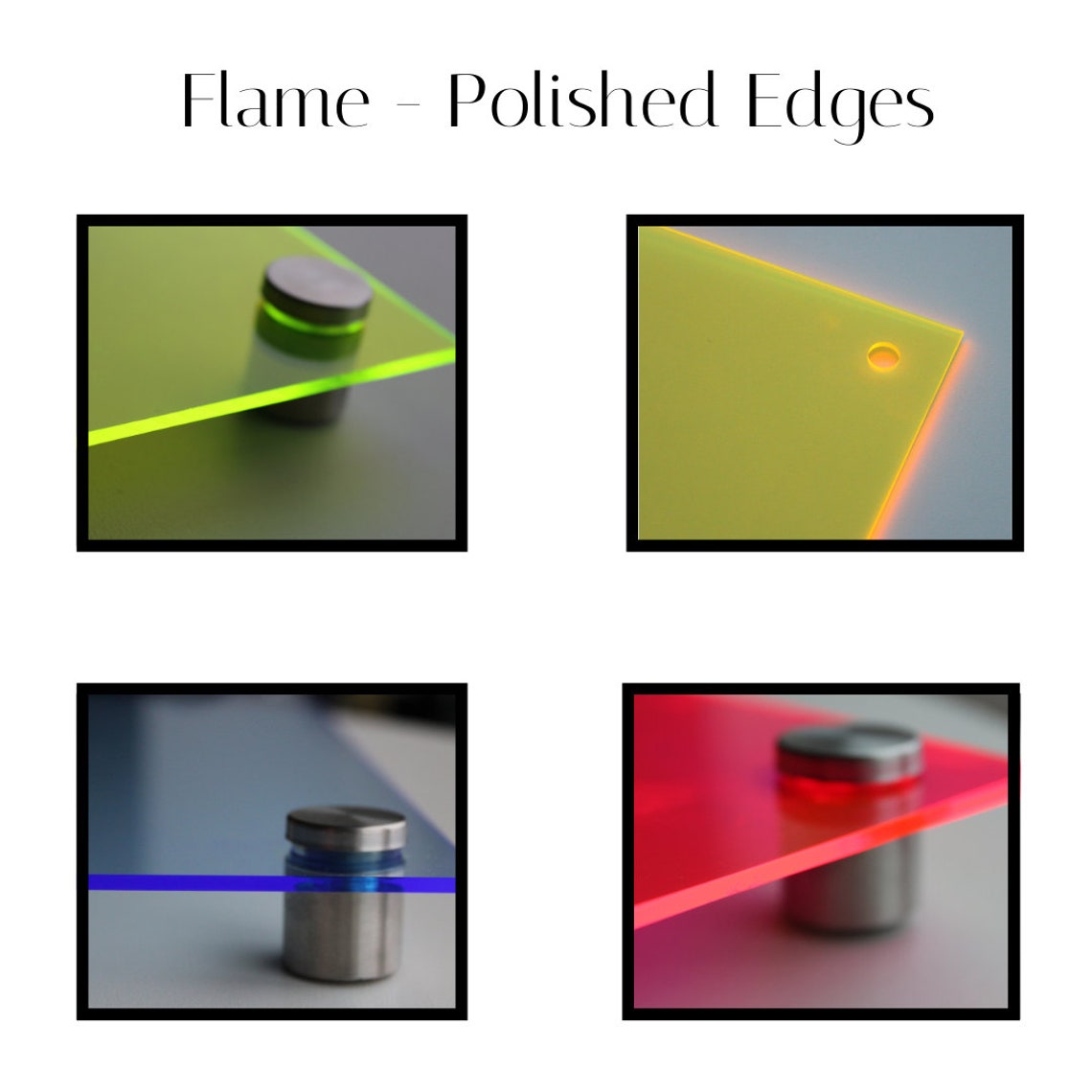 Blank Acrylic Dry Erase Board Vision Board Bulletin Board Etsy