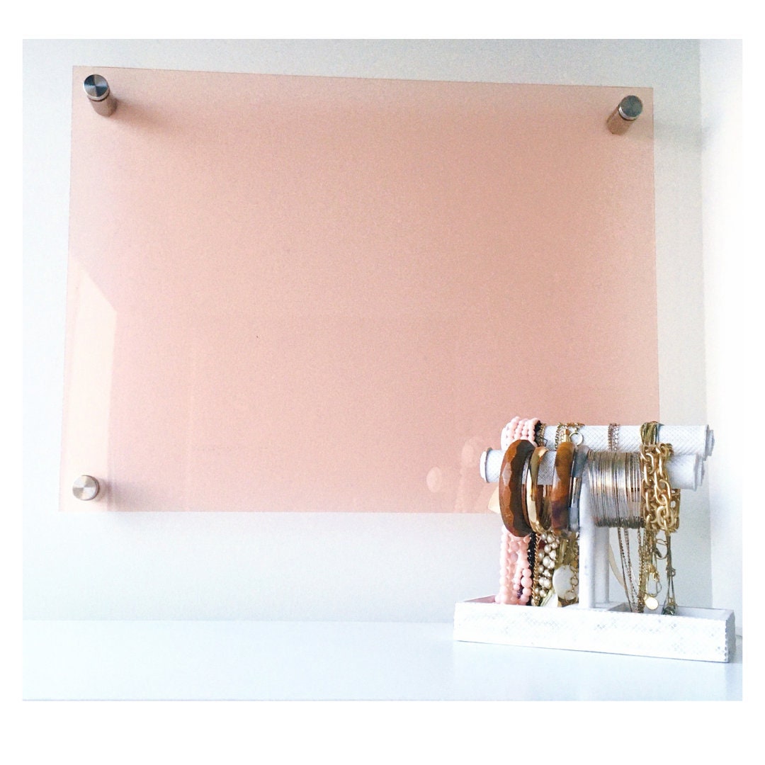 Blank Acrylic Dry Erase Board Vision Board Bulletin Board Etsy