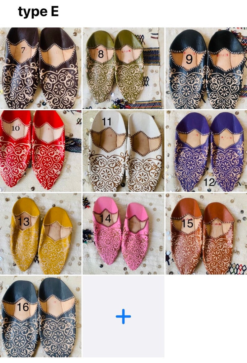 Custom slippers moroccan,babouche moroccan,women slippers image 8